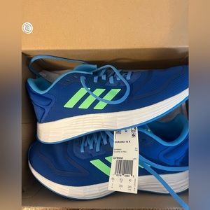 Women’s adidas running shoe size 7 blue and green NWT